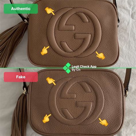 real vs fake gucci soho bag|inside a real gucci bag.